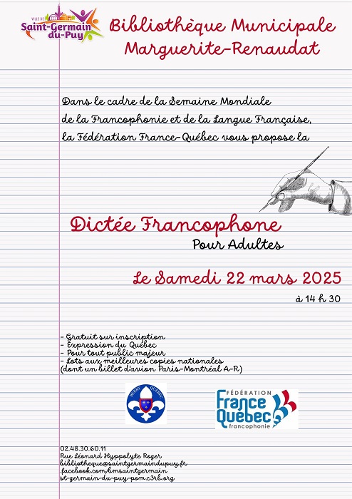 Dictee francophone portail