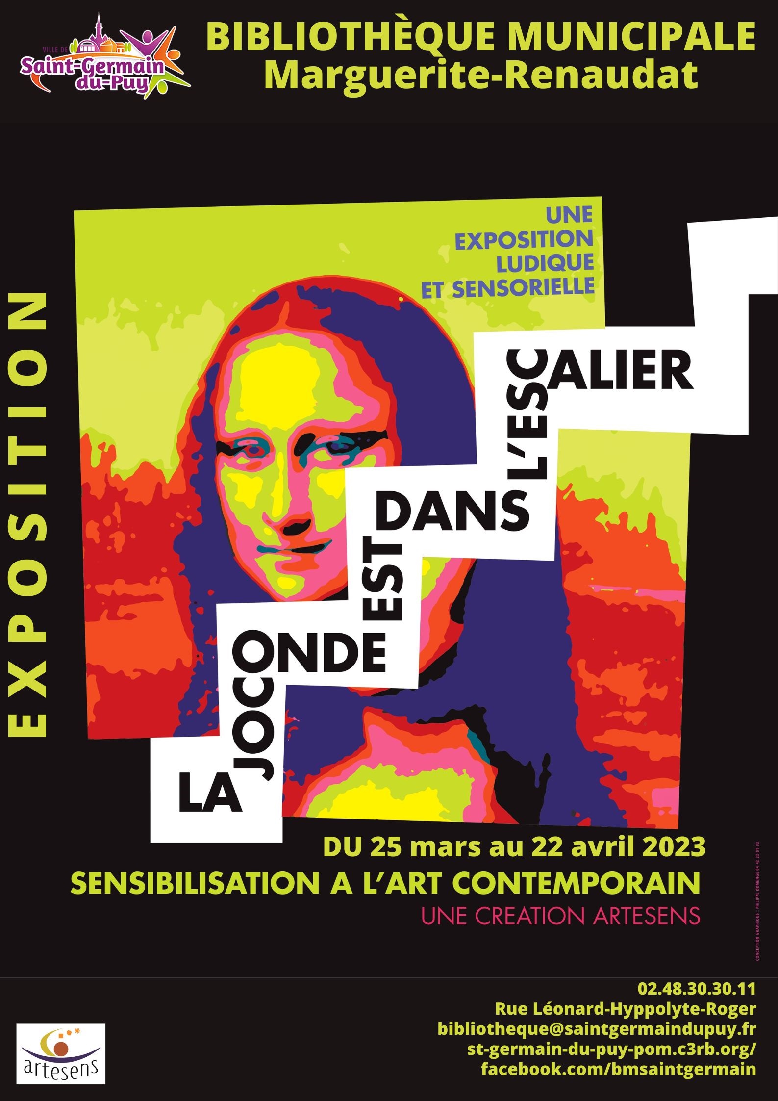 E X P O S I T I O N artesens affiche