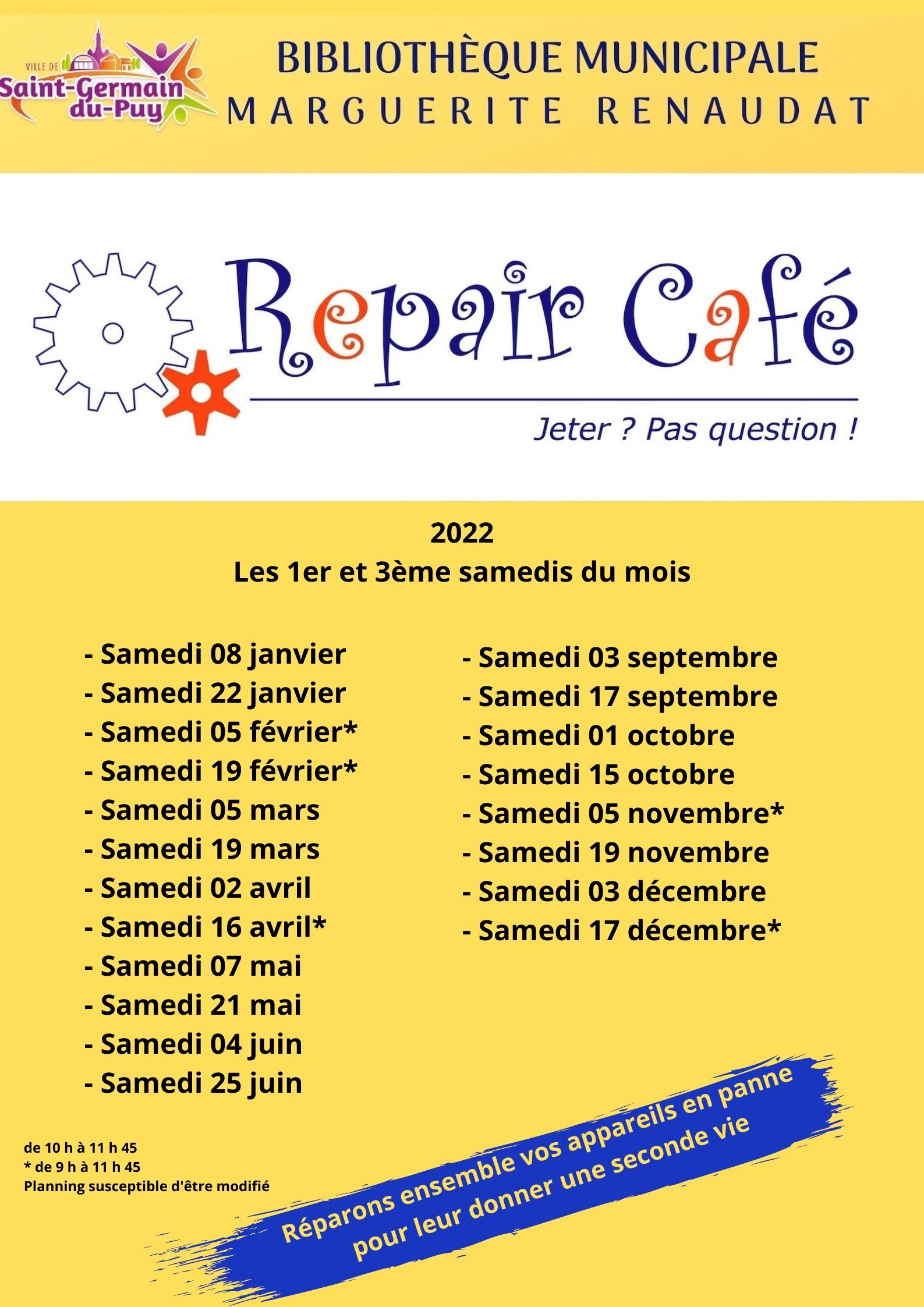 repair cafe 2022
